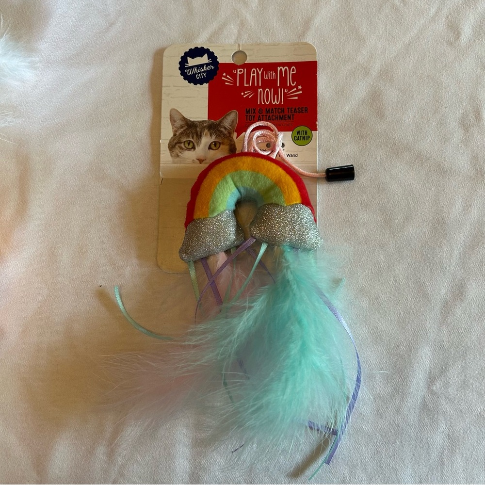 💰3 for $20 - Rainbow Cat Teaser Toy
